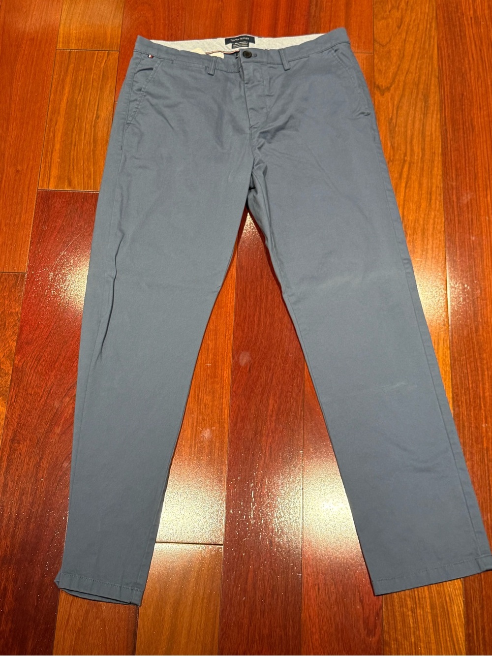 Tommy Hilfiger Slate Blue Stretch Chinos